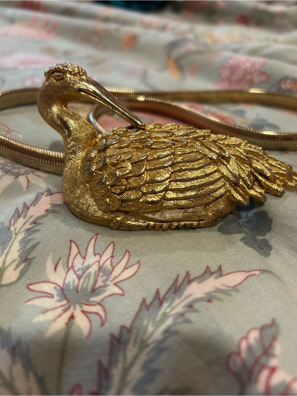 Vintage made in USA bird belt